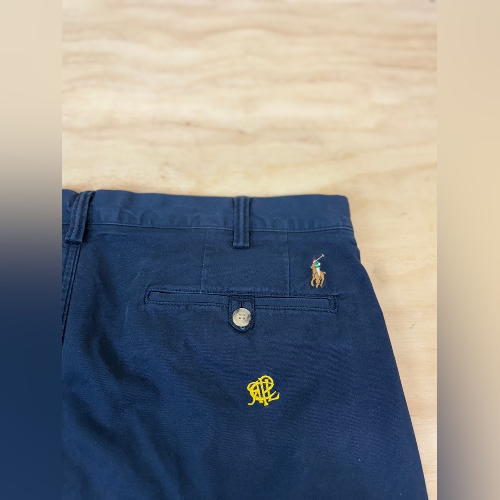 Polo by Ralph Lauren Black Embroidered Chino Pants - Picture 6 of 9
